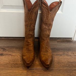 Dan Post tan cowgirl boots size 9 1/2